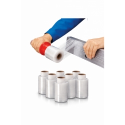 Plėvelė STRETCH 20mikr. 12.5cm 150m. skaidri(mini)