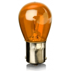 Lemputė S25 12V 21W BAU15S (Oranžinė)