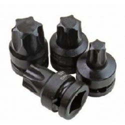 Smūginiai antgaliai | 12,5 mm (1/2") | T-Star (Torx)T55-T100...