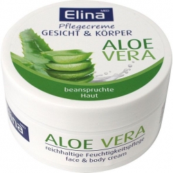 Kremas veidui ir kūnui 150ml Elina su alijošium indelyje