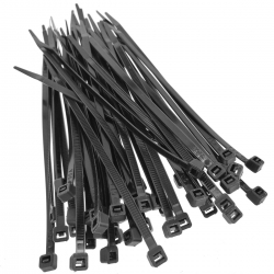 Dirželiai tv. 100vnt(4.8x450mm) JUODI