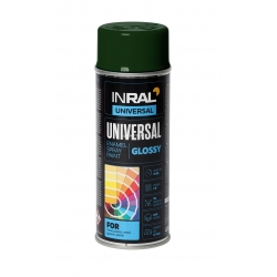 Dažai aerozoliniai INRAL UNIVERSAL,kėnio žalia RAL6009, bliz...
