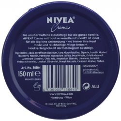 Kremas Nivea 150 ml(visų tipų odai)