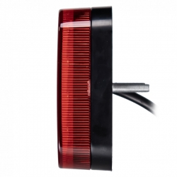 Žibintas LED 87x77x29mm priešrūkinis raud.gal. 16LED 12/24V