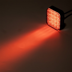 Žibintas LED 87x77x29mm priešrūkinis raud.gal. 16LED 12/24V