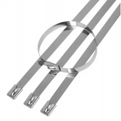 Dirželis nerūdijančio plieno užtraukiamas 4.6mmx200mm 100vnt
