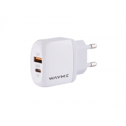 Įkroviklis USB-C/USB 240V WAYME 20W