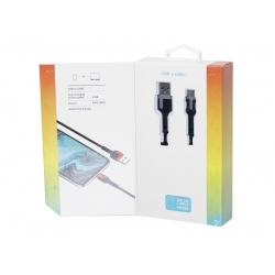 Kabelis įkrovimo USB > USB-C, 100 cm. WAYME, maks. 30W mikop...