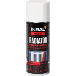 Dažai aerozolin.balti  INRAL RADIATOR 400ml