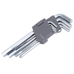 Raktų šešiakampių rinkinys 9vnt  1.5-10mm