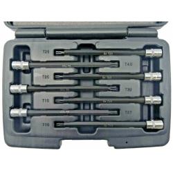 Įpresuotų antgalių rinkinys | 6.3 mm (1/4") | T-Star (Torx) ...