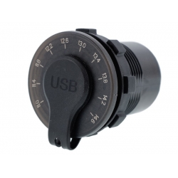 Lizdas įkrovimui įmontuojamas USB QC 3.0+USB 6A