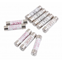 Saugiklių keramikinių auto rinkinys 25mm 10vnt BS1362